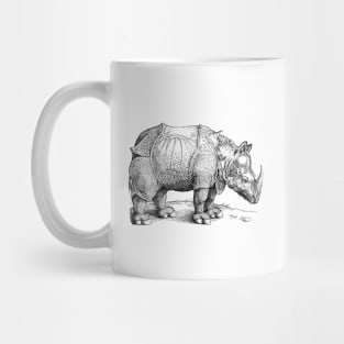 The Rhinoceros (Rhino) Black Mug